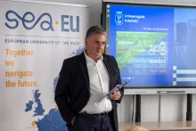 zdjęcie z wręczenia nagród Akademickiego Budżetu Obywatelskiego oraz drugiej edycji Zielonego Uniwersytetu 