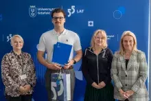 zdjęcie z wręczenia nagród Akademickiego Budżetu Obywatelskiego oraz drugiej edycji Zielonego Uniwersytetu 