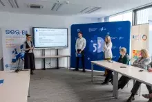 zdjęcie z wręczenia nagród Akademickiego Budżetu Obywatelskiego oraz drugiej edycji Zielonego Uniwersytetu 