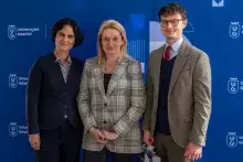 zdjęcie z wręczenia nagród Akademickiego Budżetu Obywatelskiego oraz drugiej edycji Zielonego Uniwersytetu 