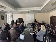 Uczestnicy spotkania Rady Ekspertów Wydziału Zarządzania