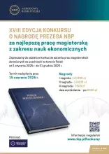 XVIII edycja Konkursu o Nagrodę Prezesa NBP za najlepszą pracę magisterską