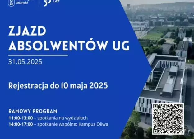 Uniwersytet Gdański zaprasza na Światowy Zjazd Absolwentów - 31 maja 2025 r.
