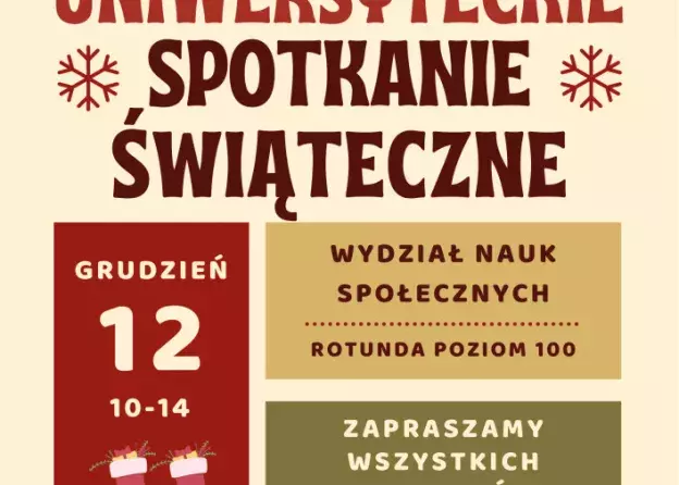 Uniwersyteckie Spotkanie Świąteczne na WNS