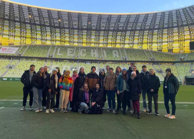 Studenci Zarządzania w Sporcie na Polsat Plus Arenie Gdańsk – wyjątkowe zajęcia terenowe