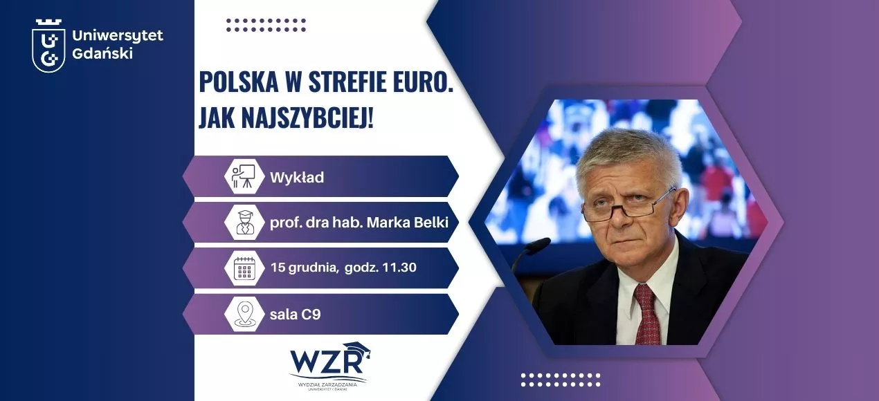 wykład profesora Marka Belki- plakat